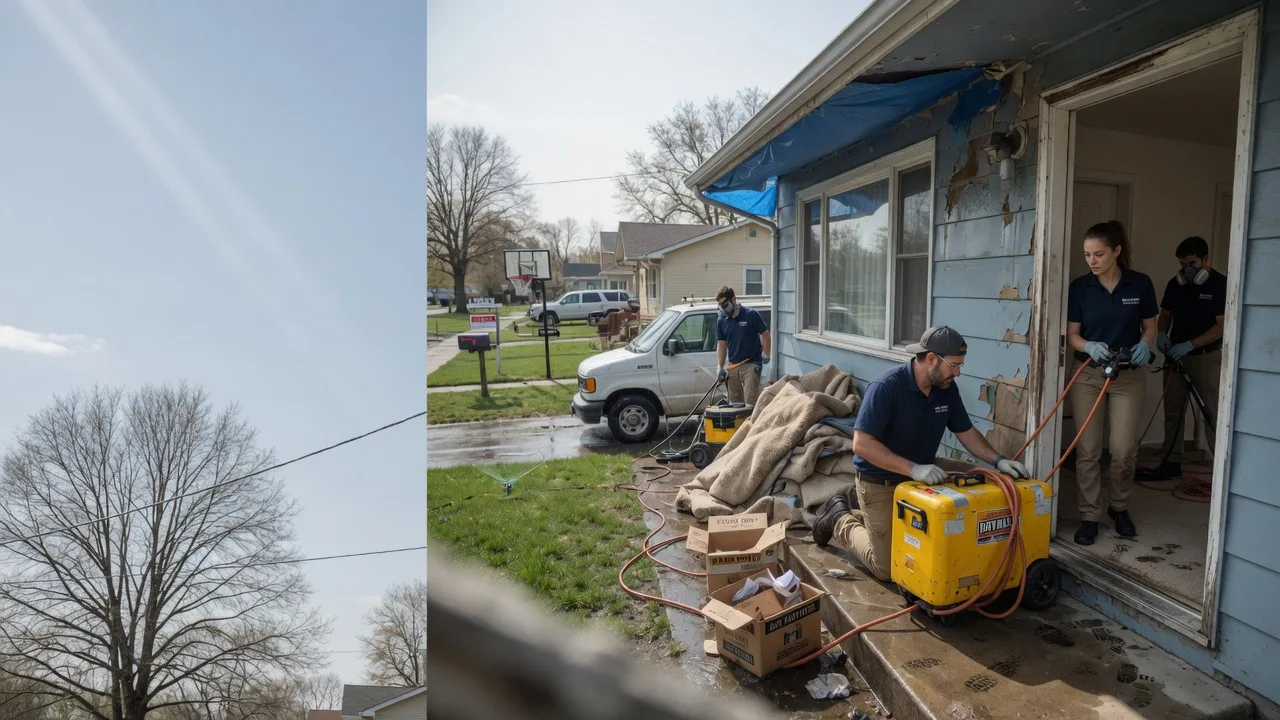 Basement Flood Cleanup in Greenville, OH near me